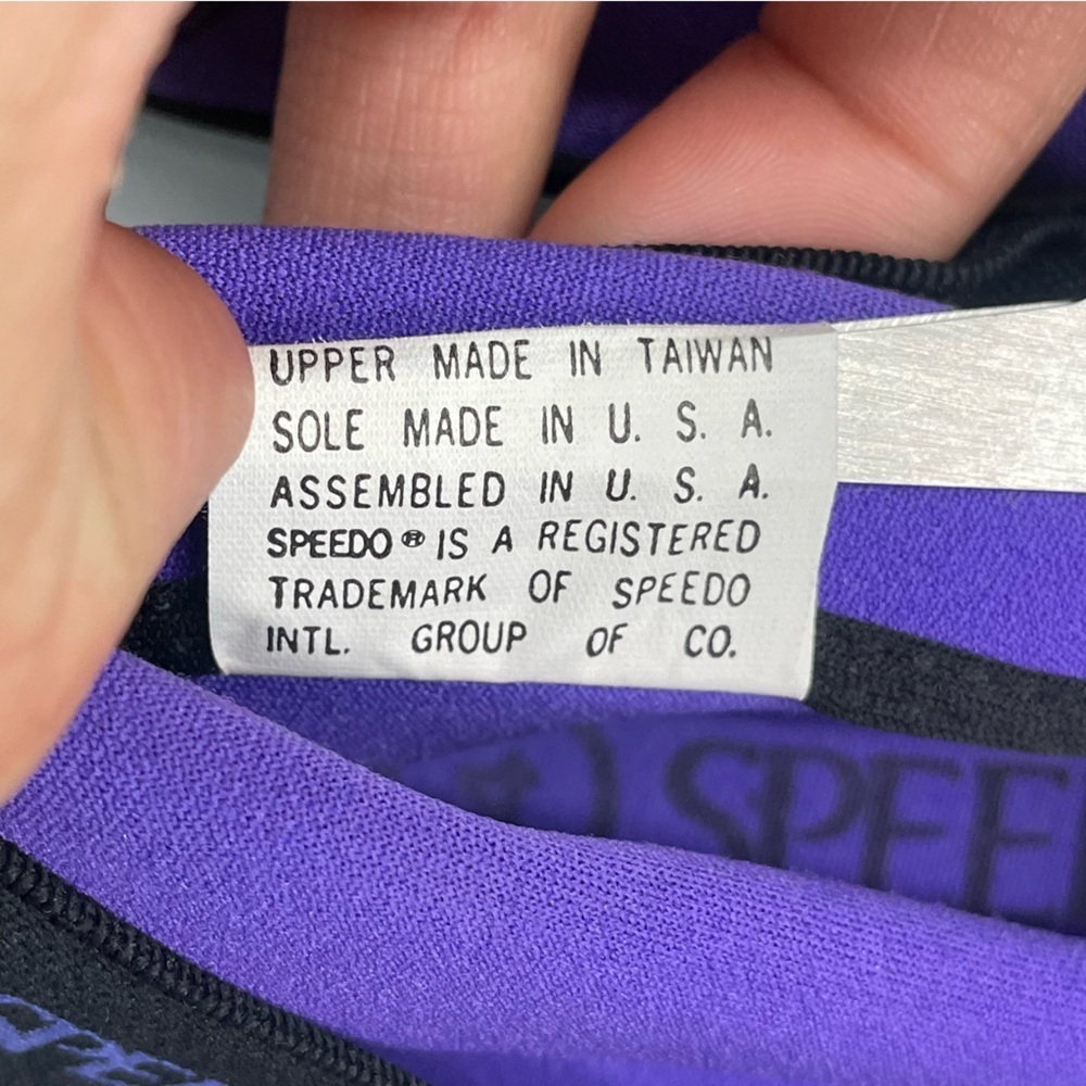 SPEEDO ® Sun Walker SPEEDO water Shoes Size: 4 
- Purple and Black - Picture 8 of 10